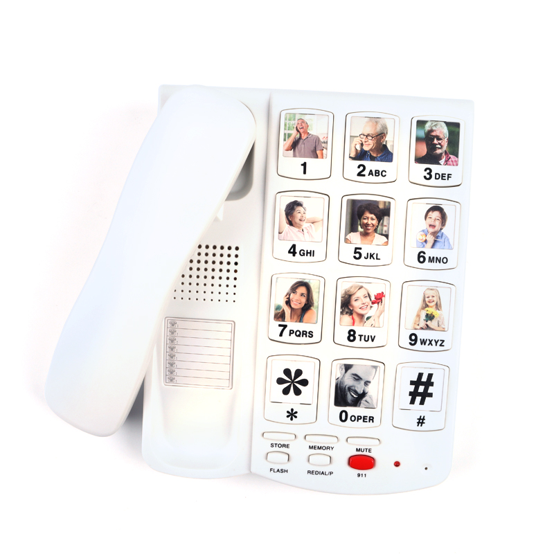 Big Button Telephone with Memory Keys CT-258