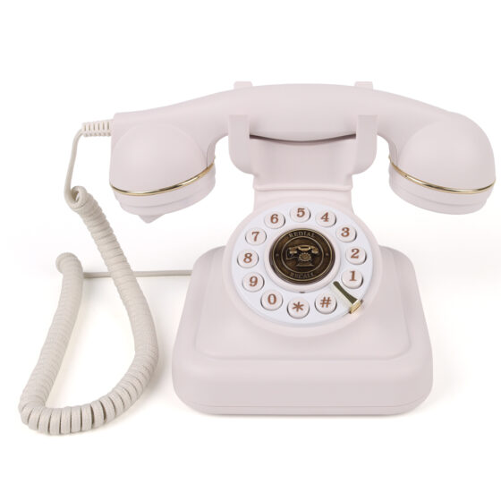 Vintage Round Button Landline CT-8022 – Retro Style
