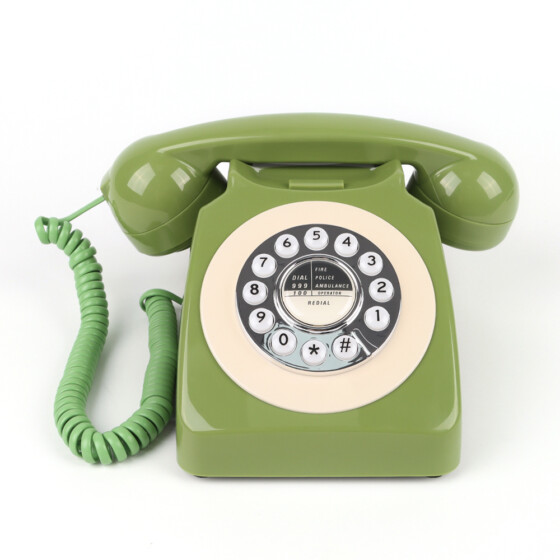 Western Style Push Button Telephone – CT-8019 Vintage Reliable