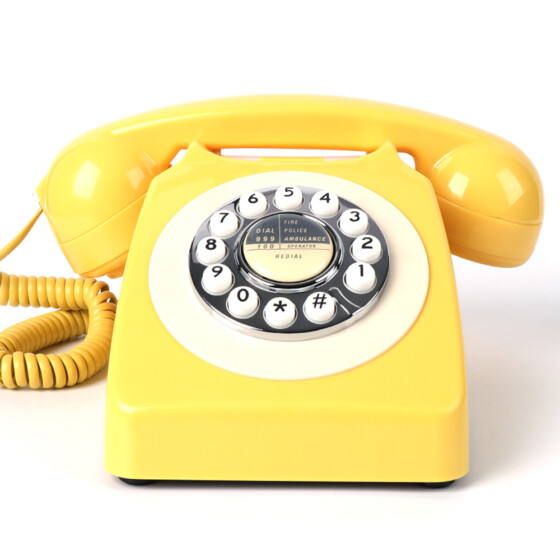 Mid Century Push Button Telephone – CT-8019 | Retro Landline Phone