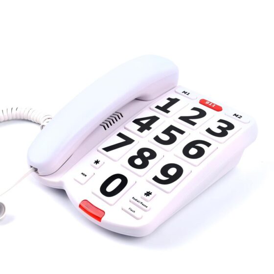 Large Button Telephone for Hearing Impaired CT-256 Large Button Telephone for Hearing Impaired CT-256