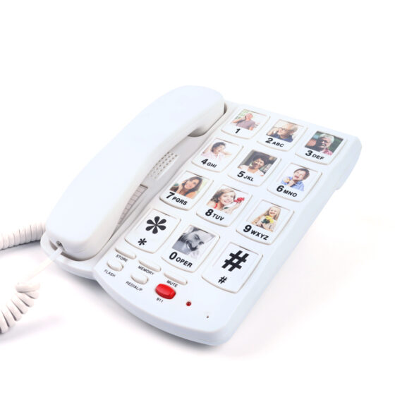 Big Button Telephone with Memory Keys CT-258 Big Button Telephone with Memory Keys CT-258