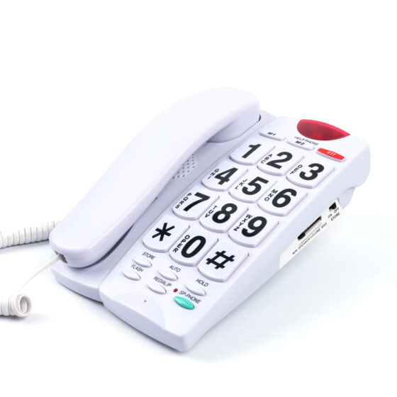 Emergency Big Button Telephone with Speakerphone - CT-257 Emergency Big Button Telephone with Speakerphone - CT-257
