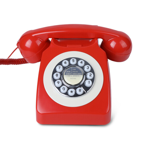 Vintage Push Button Telephone – Western Retro Design CT-8019 Vintage Push Button Telephone – Western Retro Design CT-8019
